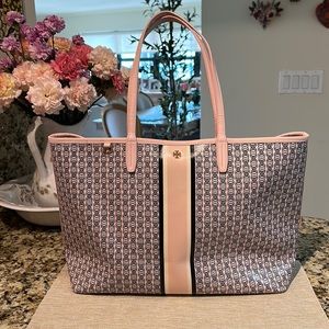 Tory Burch Gemini Large Tote Pink